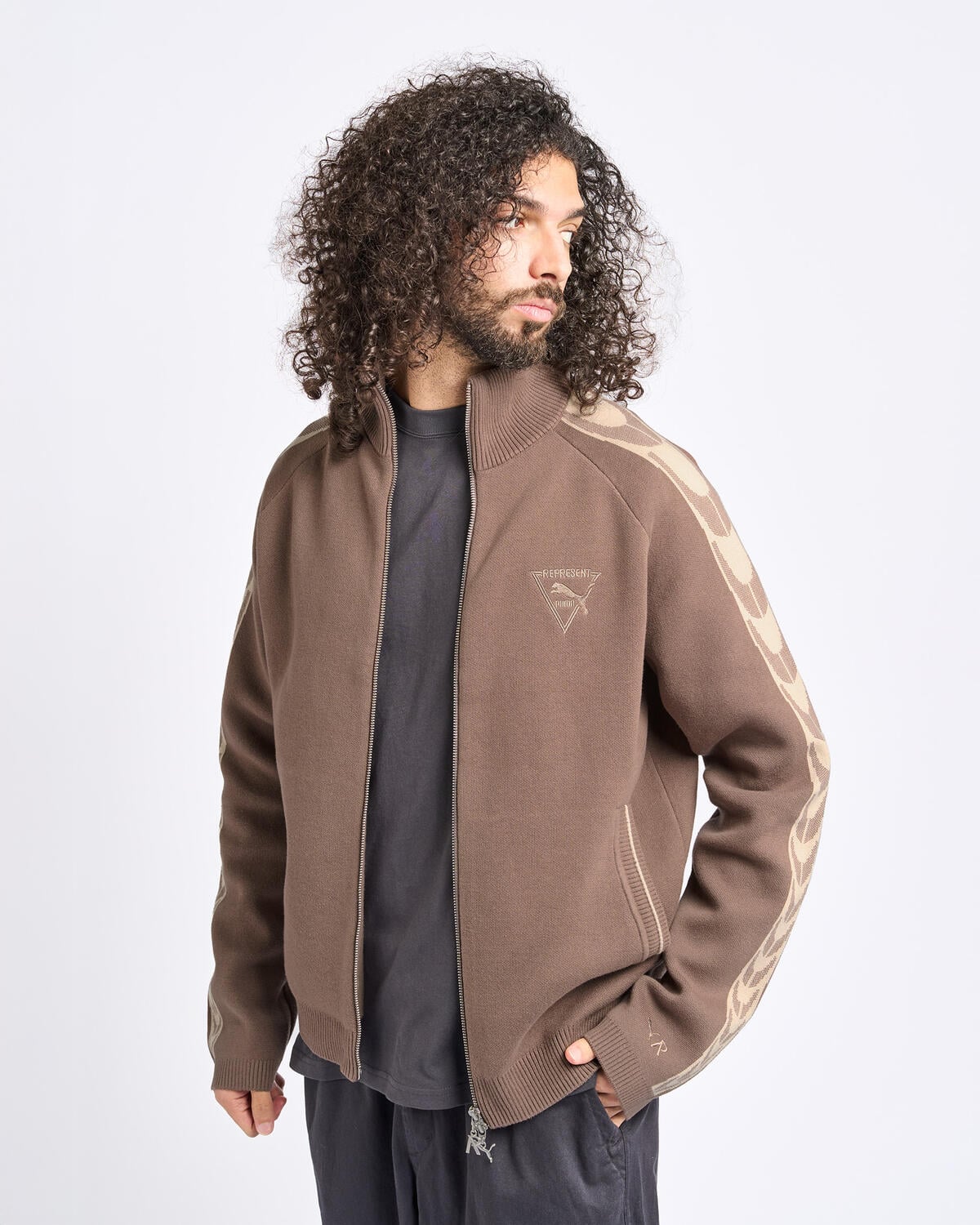 Puma x REPRESENT T7 Knit Jacket | 632543-96 | AFEW STORE